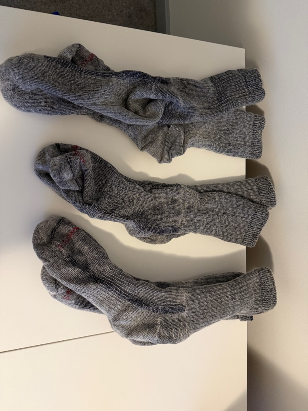 Red Wing 3 pair wool blend socks - large